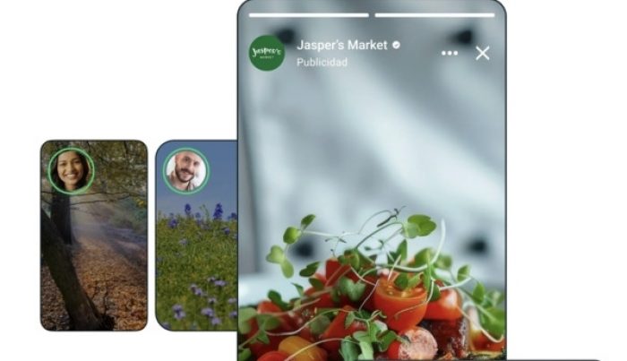 WhatsApp con anuncios